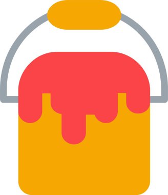 Boya Kutusu Vektör Simgesi Tasarımı