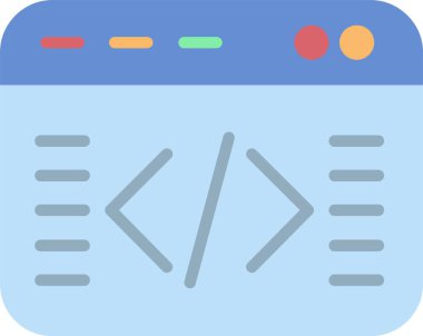 Coding Vector Icon Design