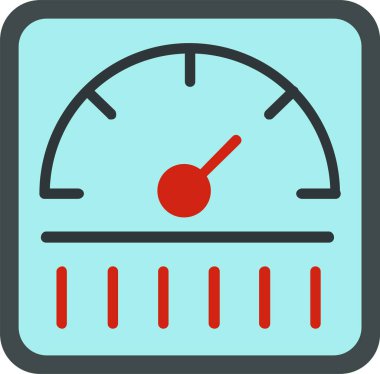 Meter Vector Icon Design