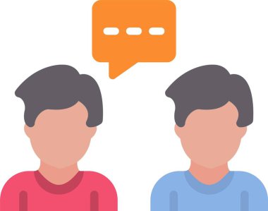 Conversation Vector Icon Design