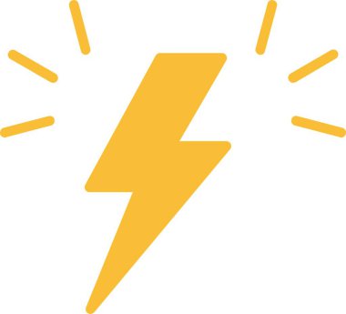 Enerji vektör simgesi tasarım