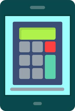 Hesap makinesi vektör simgesi tasarım