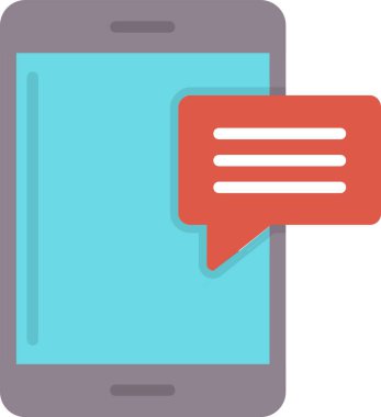 İleti vektör simgesi tasarım