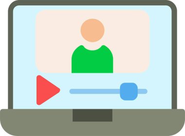 Vlogger Vector Icon Design