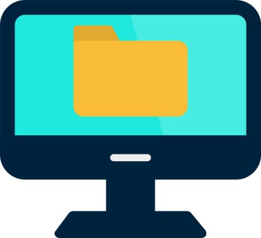 Klasör vektör simgesi tasarım