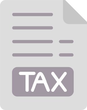 Tax Vector Icon Design