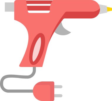 Glue Gun Vector Icon Design