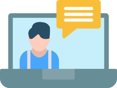 Live Chat Vector Icon Design