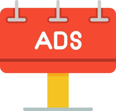 Ads Vector Icon Design