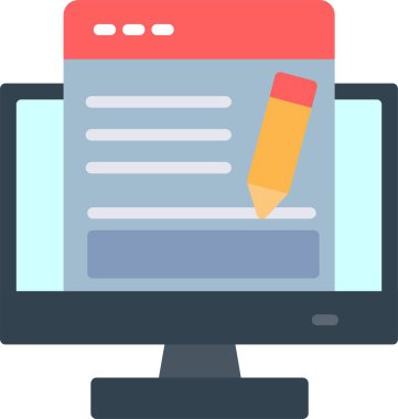 Günlük Vektörü Simgesi Tasarımı