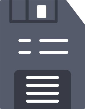 Disket Vektör Simgesi Tasarımı