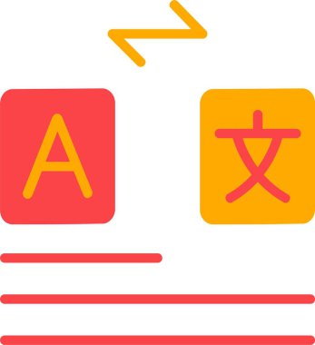 Sözcük Hazinesi Vektör Simgesi Tasarımı