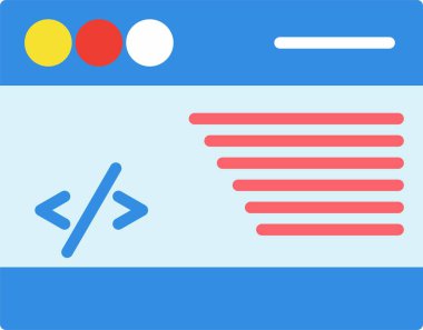 Coding Vector Icon Design
