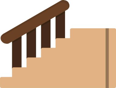 Merdiven vektör simgesi tasarımı