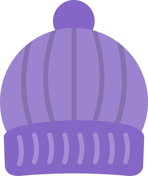 Wool Hat Vector Icon Design