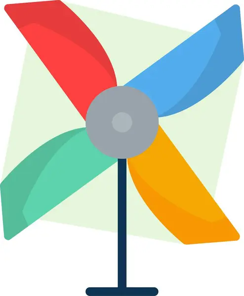 stock vector Pinwheel Vector Icon Design