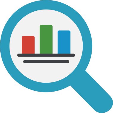 Araştırma Vektörü Simgesi Tasarımı