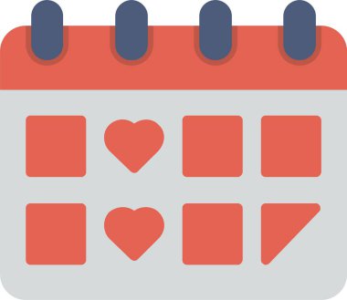 Takvim vektör simgesi tasarım