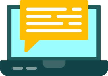 İleti vektör simgesi tasarım