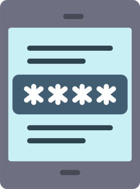 Password Vector Icon Design