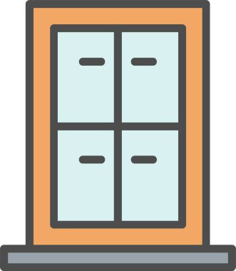 Window Vector Icon Design