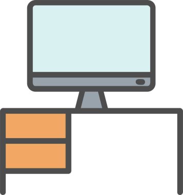 Work Place Vector Icon Design