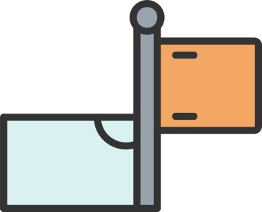 Köşe Vektörü Simgesi Tasarımı