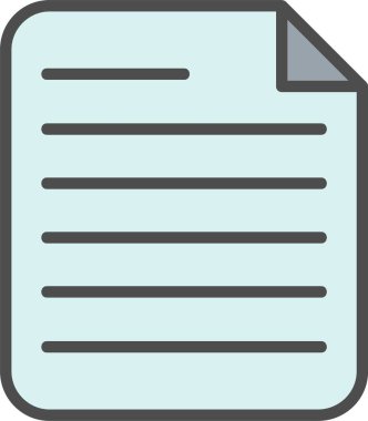 Dosya vektör simgesi tasarım