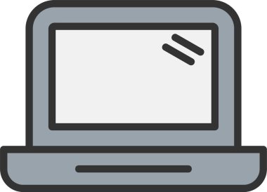 Dizüstü vektör simgesi tasarım