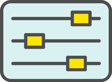 Sliders  Vector Icon Design