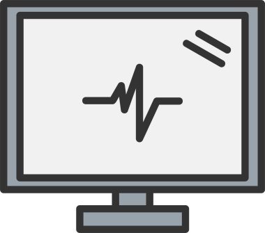 Monitor Vector Icon Design