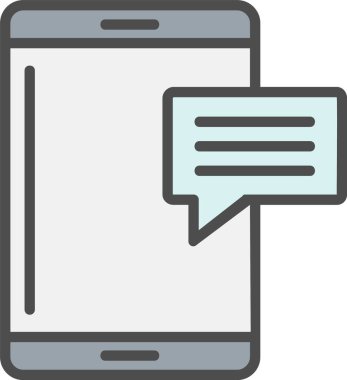 İleti vektör simgesi tasarım