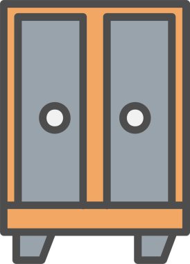 Cupboard Vector Icon Design