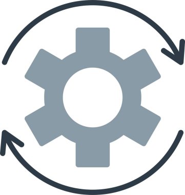 Sistem Güncelleme Vektör Simgesi Tasarımı