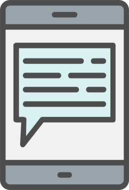 İleti vektör simgesi tasarım