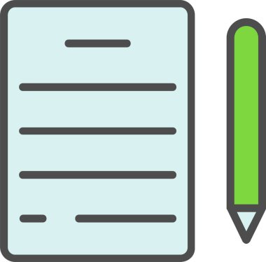 Writing Vector Icon Design