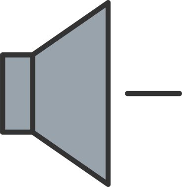 Cilt Aşağı Vektör Simgesi Tasarımı