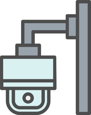 Cctv Camera Vector Icon Design