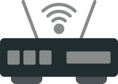 Modem Vektör Simgesi Tasarımı