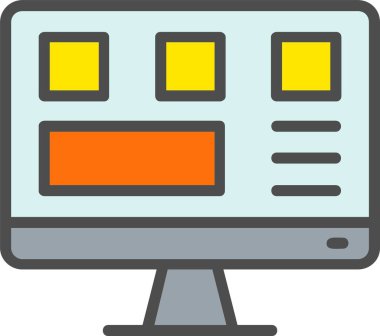 Web Design Vector Icon Design