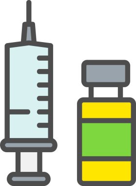 Vaccine Vector Icon Design