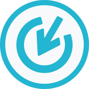 Hedef Ok Vektör Simgesi Tasarımı