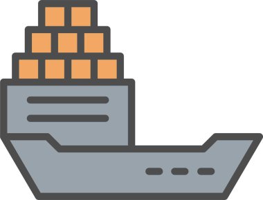 vektör simgesi tasarım gemi