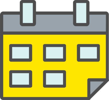 Takvim vektör simgesi tasarım