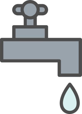 Faucet Vector Icon Design