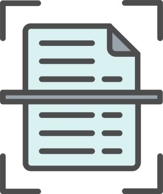 Scanner Vector Icon Design