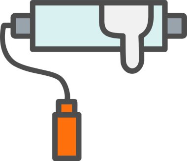Paint Roller Vector Icon Design