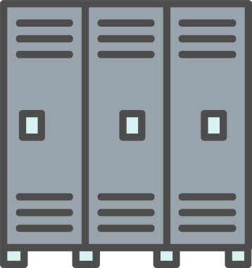 Lockers Vector Icon Design