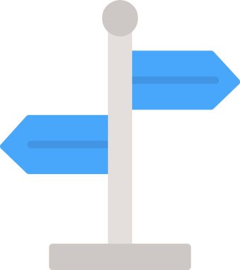 Yönsel İşaret Vektörü Simgesi Tasarımı