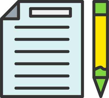 Writing Vector Icon Design